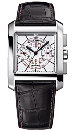 Baume & Mercier Hampton Square Watches Mens White Self-winding Automatic MOA8607 Watch