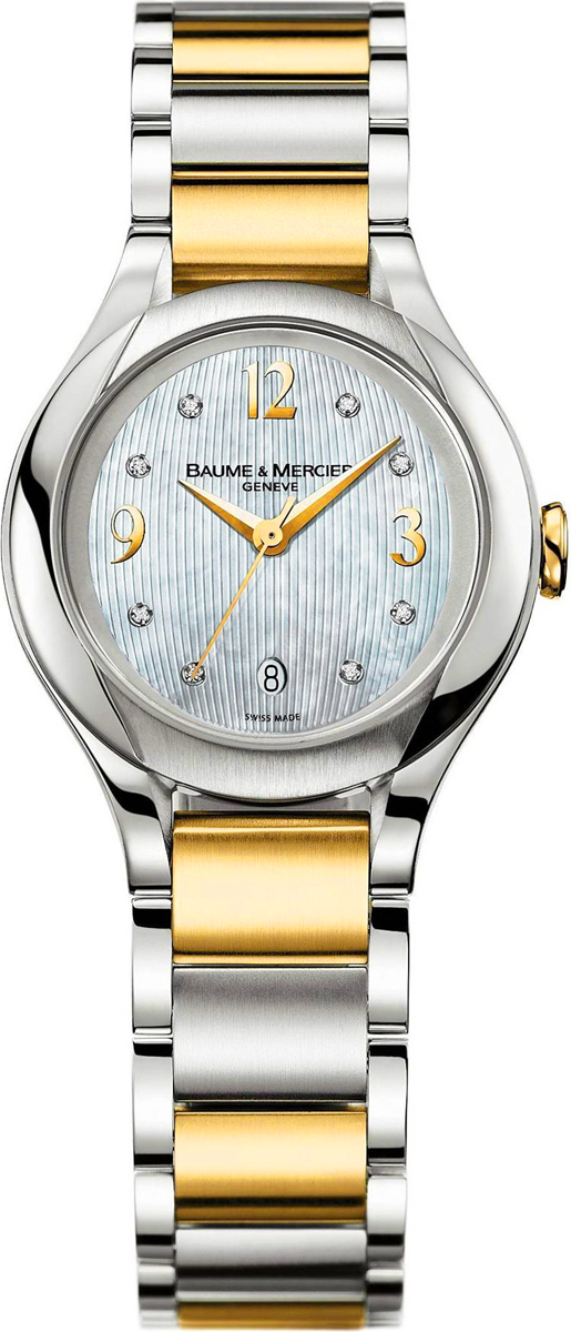 Baume & Mercier Ilea Watches Ladies Pearl White Battery Operated Quartz MOA8774 Watch
