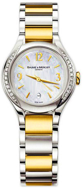 Baume & Mercier Ilea Watches Ladies Pearl White Battery Operated Quartz MOA8775 Watch