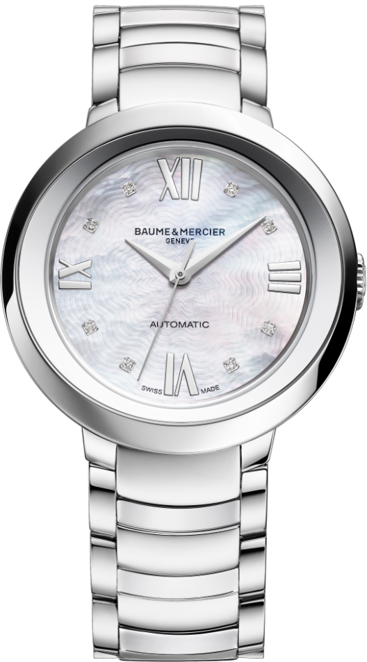 Baume & Mercier Promesse Watches Ladies Pearl White Self-winding Automatic MOA10162 Watch