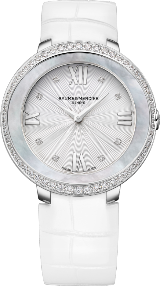 Baume & Mercier Promesse Watches Ladies Silver Battery Operated Quartz MOA10165 Watch