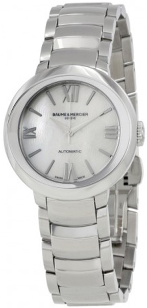 Baume & Mercier Promesse Watches Ladies Pearl White Self-winding Automatic MOA10182 Watch