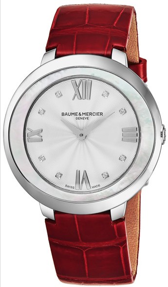 Baume & Mercier Promesse Watches Ladies Silver Battery Operated Quartz MOA10262 Watch