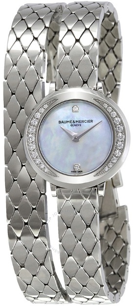 Baume & Mercier Promesse Watches Ladies Mother of Pearl White Battery Operated Quartz MOA10289 Watch