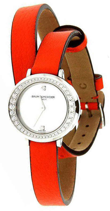 Baume & Mercier Promesse Watches Ladies Mother of Pearl White Battery Operated Quartz MOA10290 Watch