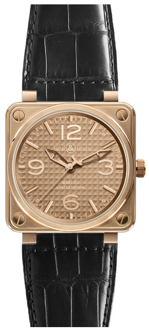 Bell Ross Aviation Instruments Watches  Gold Self winding Automatic BR-01-92-GOLD-INGOT Watch