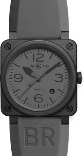 Bell Ross Aviation Instruments Watches Grey BR-03-92-COMMANDO-CERAMIC Watch