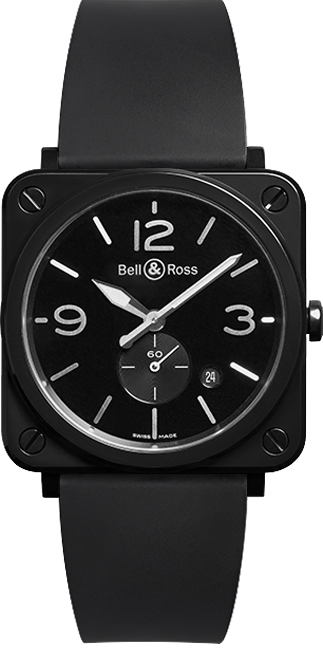 Bell Ross Aviation Instruments Watches  Black  BR-S-BLACK-CERAMIC Watch