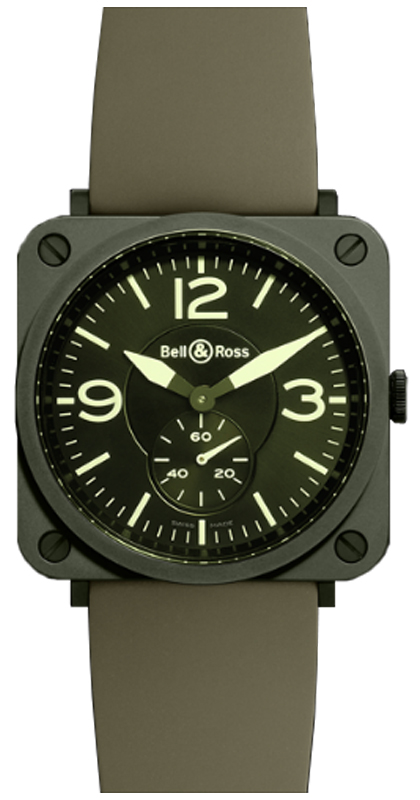 Bell Ross Aviation Instruments Watches Black BR-S-MILITARY-CERAMIC Watch