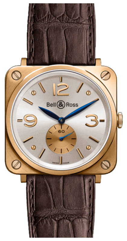 Bell Ross Aviation Instruments Watches  Silver  BR-S-PINK-GOLD-PEARL Watch