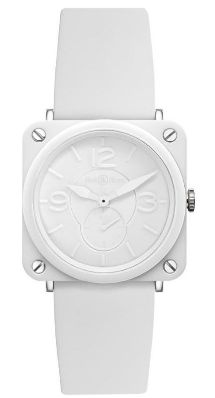 Bell Ross Aviation Instruments Watches  White  BR-S-WHITE-CERAMIC-PHANTOM Watch