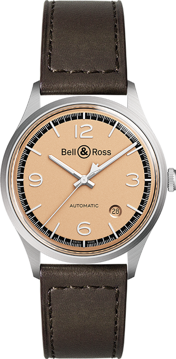 Bell Ross Vintage Watches Mens Gilt Bronze Self winding Automatic BR-V1-92-BELLYTANKER Watch