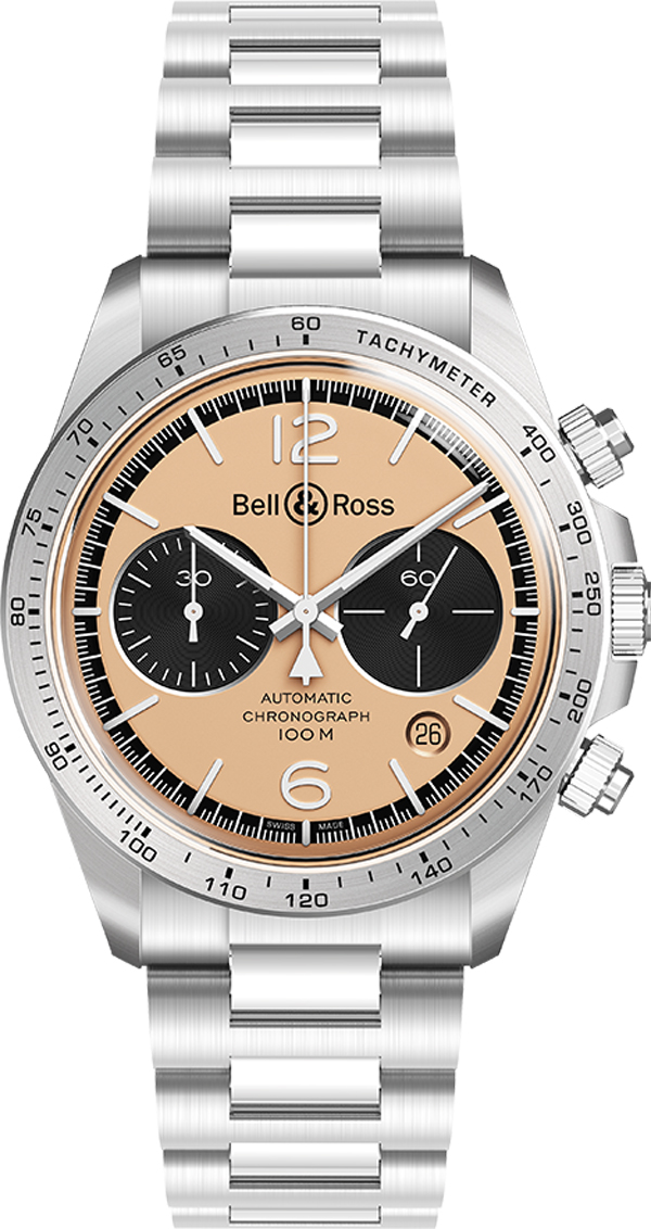 Bell Ross Vintage Watches Mens Gilt Bronze Self winding Automatic BR-V2-94-BELLYTANKER-SST Watch