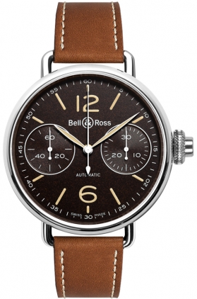 Bell Ross Vintage Watches  Black  WW1-CHRONOGRAPH-MONOPOUSSOIR-HERITAGE Watch