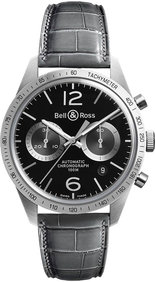 Bell Ross Vintage Watches Mens Black Self winding Automatic BR-126-GT-B-A-046 Watch