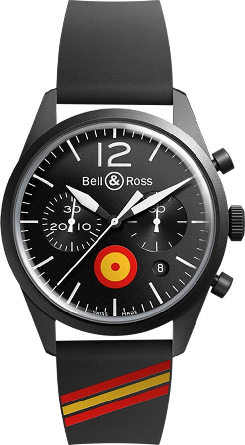 Bell Ross Vintage Watches Mens Black Self winding Automatic BR-126-INSIGNA-ES Watch