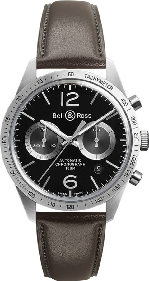 Bell Ross Vintage Watches Mens Black Self winding Automatic BR-126-GT-B-V-046 Watch