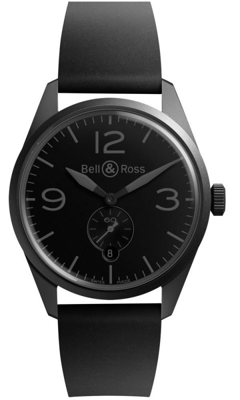 Bell Ross Vintage Watches  Black  BR-123-ORIGINAL-PHANTOM Watch