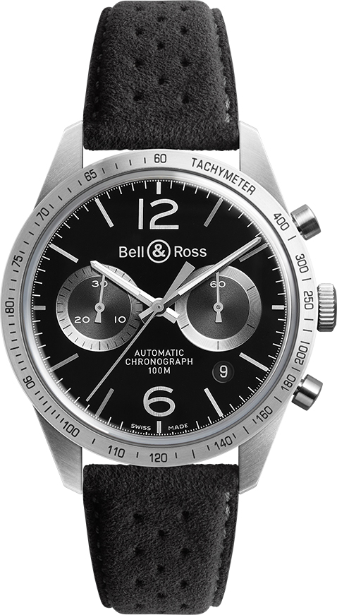 Bell Ross Vintage Watches Mens Black Self winding Automatic BR-126-GT Watch