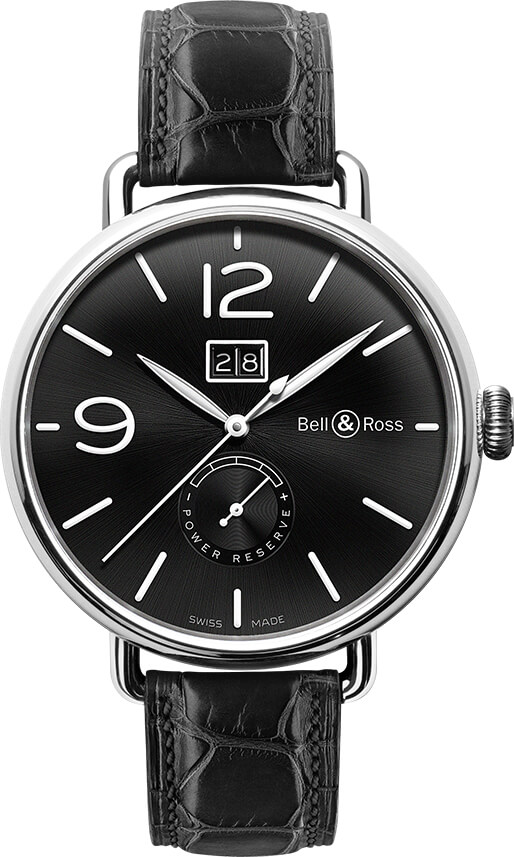 Bell Ross Vintage Watches Mens White Self winding Automatic WW1-90-GRANDE-DATE-RESERVE-DE-MARCHE Watch