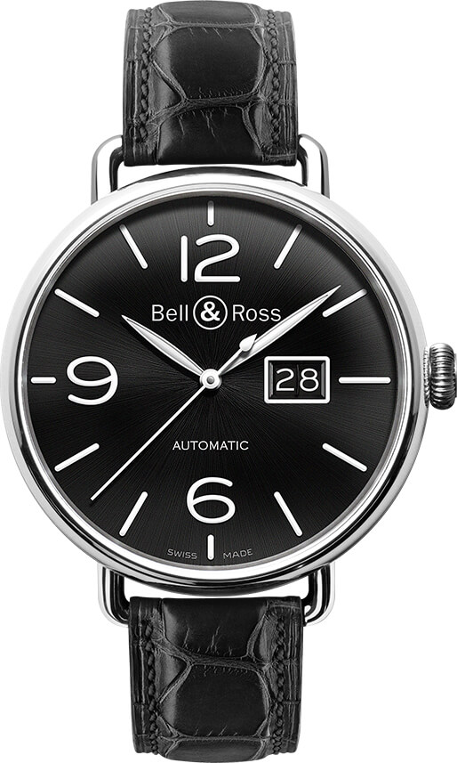 Bell Ross Vintage Watches Mens Black Self winding Automatic WW1-96-GRANDE-DATE Watch