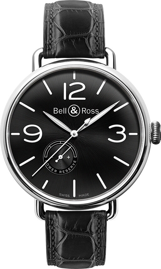 Bell Ross Vintage Watches Mens Black Self winding Automatic WW1-97-RESERVE-DE-MARCHE Watch