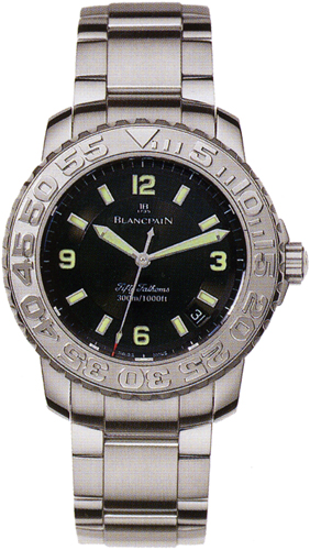 Blancpain 50 Fathoms Watches Mens Black Self-winding Automatic 2200-1130-71 Watch