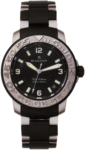 Blancpain 50 Fathoms Watches Mens Black Self-winding Automatic 2200-6530-66 Watch