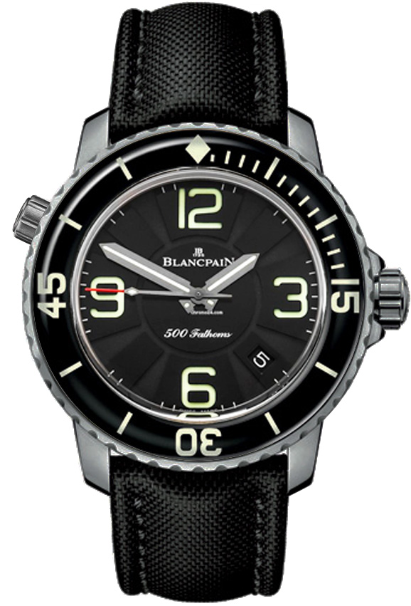 Blancpain 50 Fathoms Watches Mens Black Self-winding Automatic 50015-12B30-52B Watch