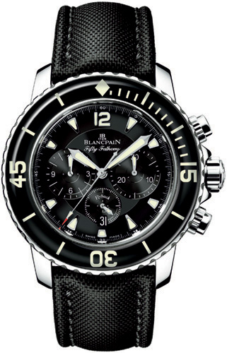 Blancpain 50 Fathoms Watches Mens Black Self-winding Automatic 5085F-1130-52 Watch