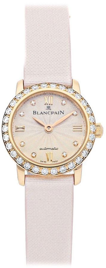 Blancpain Ladybird Ultra Slim Watches Ladies Rose Pink Self-winding Automatic 0062-192RO-52 Watch