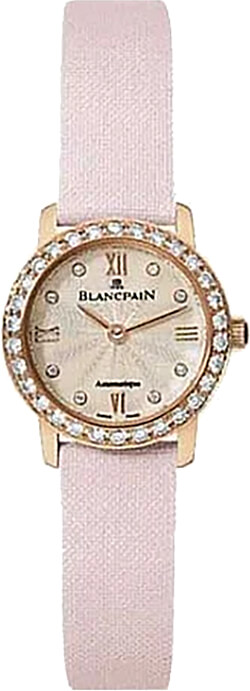 Blancpain Ladybird Ultra Slim Watches Ladies Pink Self-winding Automatic 0062-312RO-52 Watch