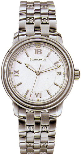 Blancpain Leman Watches Mens White Self-winding Automatic 2100-1127-11 Watch