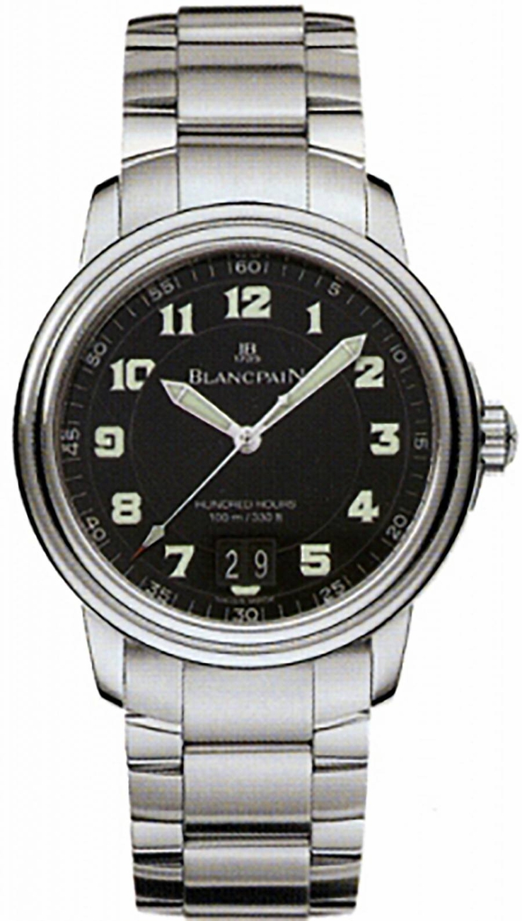 Blancpain Leman Watches Mens Black Self-winding Automatic 2150-1130-71 Watch