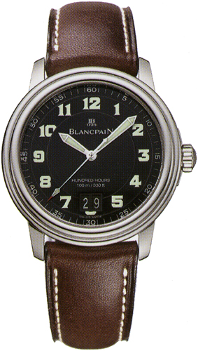 Blancpain Leman Watches Mens Military Black Self-winding Automatic 2150-1130M-63 Watch