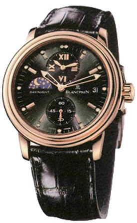 Blancpain Leman Watches Mens Black Self-winding Automatic 2160-3630-53B Watch