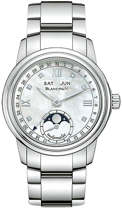 Blancpain Leman Watches Ladies White Self-winding Automatic 2360-1191A-71 Watch