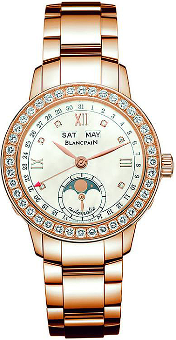 Blancpain Leman Watches Ladies White Self-winding Automatic 2360-2991A-76 Watch