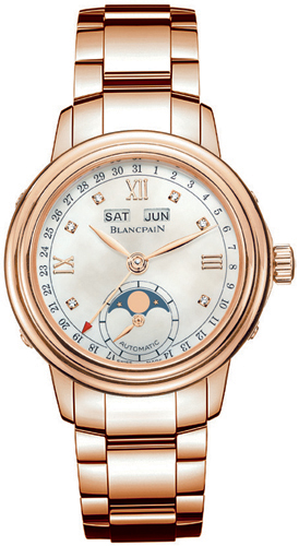 Blancpain Leman Watches Ladies White Self-winding Automatic 2360-3691A-76 Watch