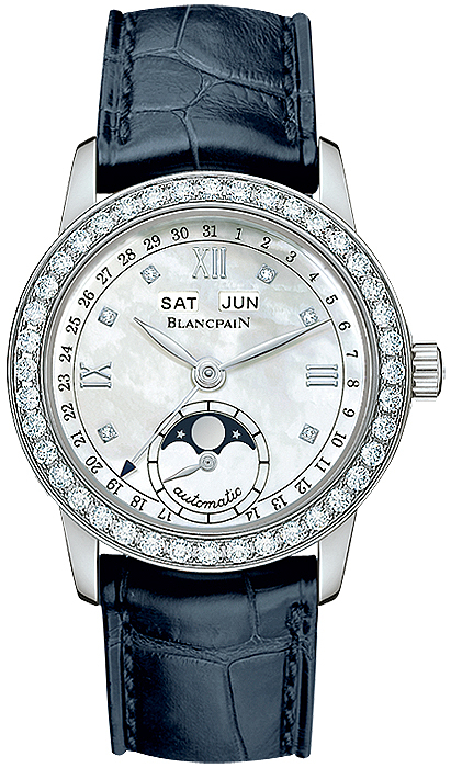 Blancpain Leman Watches Ladies White Self-winding Automatic 2360-4691A-55 Watch