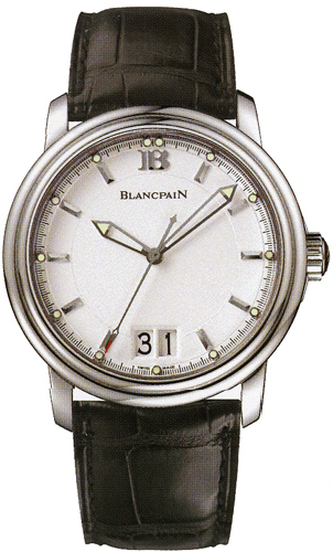 Blancpain Leman Watches Mens White Self-winding Automatic 2850-1127-53B Watch