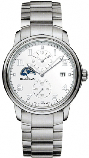 Blancpain Leman Watches Mens White Self-winding Automatic 2860-1127-71 Watch