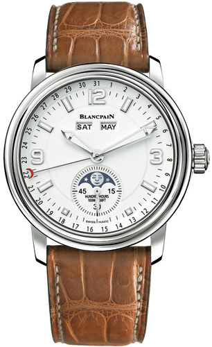 Blancpain Leman Watches Mens White Self-winding Automatic 2863-1127-53B Watch