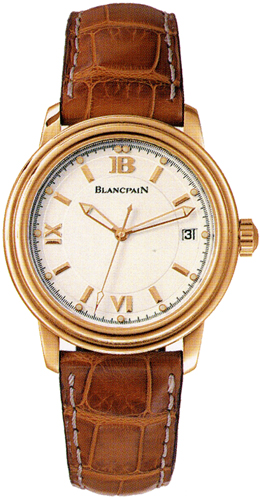 Blancpain Leman Watches Mens Silver Self-winding Automatic 2100-3642-53 Watch