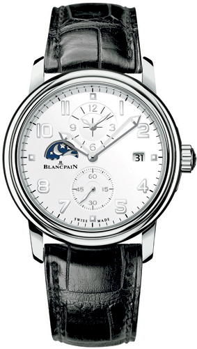 Blancpain Leman Watches Mens White Self-winding Automatic 2860-1127-53B Watch