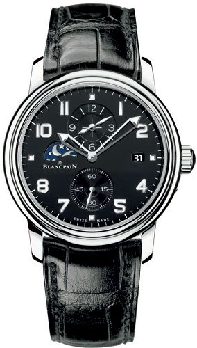 Blancpain Leman Watches Mens Black Self-winding Automatic 2860-1130-53B Watch