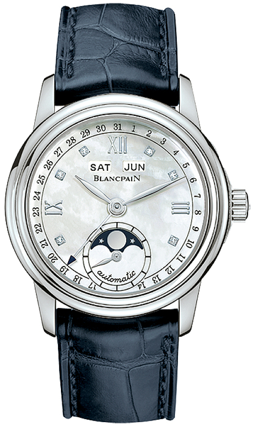 Blancpain Leman Watches Ladies White Self-winding Automatic 2360-1191A-55B Watch