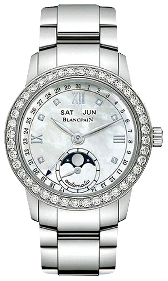 Blancpain Leman Watches Ladies White Self-winding Automatic 2360-1991A-75 Watch