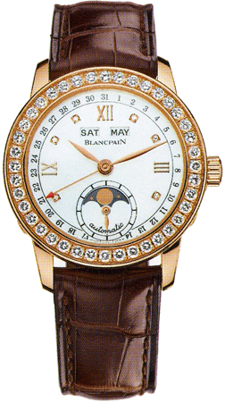 Blancpain Leman Watches Ladies White Self-winding Automatic 2360-2991A-55B Watch