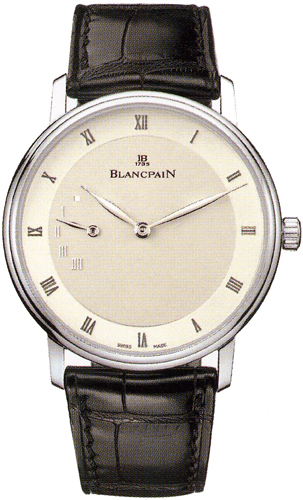Blancpain Villeret Watches Mens Silver Self-winding Automatic 4040-1542-55B Watch